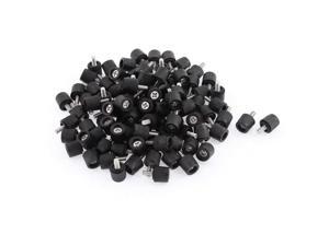100pcs Plastic Head PC Case Phillips Crosshead Thumb Screws Black M3x6mm 100pcs Plastic Head PC Case Phillips Crosshead Thumb Screws Black M3x6mm