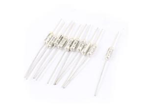 10 Pcs 250V 10A TF 121 Degree Celsius Cutoffs Temperature Thermal Fuse 10 Pcs 250V 10A TF 121 Degree Celsius Cutoffs Temperature Thermal Fuse