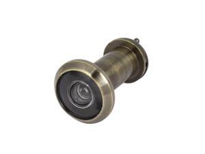 16mm Dia 200 Degree Angle 35mm-52mm Thickness Door Viewer Peephole Bronze Tone 16mm Dia 200 Degree Angle 35mm-52mm Thickness Door Viewer Peephole Bronze Tone