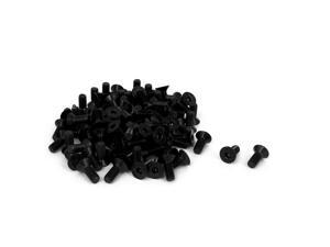 M4 x 10mm Metric Hex Socket Countersunk Flat Head Screw Bolts Black 100PCS M4 x 10mm Metric Hex Socket Countersunk Flat Head Screw Bolts Black 100PCS