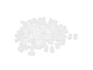 100pcs Replacements Flange Type 15mm Dia Test Tube Cap Stopper Clear 100pcs Replacements Flange Type 15mm Dia Test Tube Cap Stopper Clear