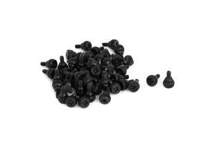 PC Computer Case Thumbscrews 6 #-32 M3.5 Thumb Screws Black 50 Pcs PC Computer Case Thumbscrews 6 #-32 M3.5 Thumb Screws Black 50 Pcs