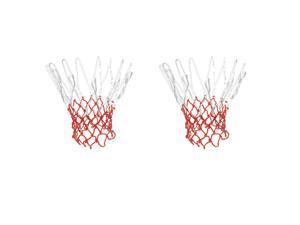 2 Pcs 15.7" Long Braided Nylon Sport Basketball Nets for Training Match 2 Pcs 15.7" Long Braided Nylon Sport Basketball Nets for Training Match