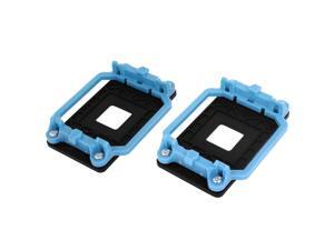 Blue Black AMD AM2 940 Socket CPU Cooling Fan Heatsink Bracket Holder Base 2 Pcs Blue Black AMD AM2 940 Socket CPU Cooling Fan Heatsink Bracket Holder Base 2 Pcs