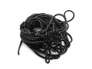 10Meter Polyethylene 6mm Spiral Cable Wire Wrap Tube Cable Manager 10Meter Polyethylene 6mm Spiral Cable Wire Wrap Tube Cable Manager