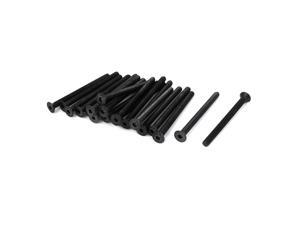 M4 x 50mm Metric Hex Socket Countersunk Flat Head Screw Bolts Black 20PCS M4 x 50mm Metric Hex Socket Countersunk Flat Head Screw Bolts Black 20PCS