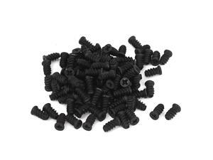 Computer PC Case Cooling Fan Mount Screws Black 10mm x 5mm 100pcs for Fans Computer PC Case Cooling Fan Mount Screws Black 10mm x 5mm 100pcs for Fans
