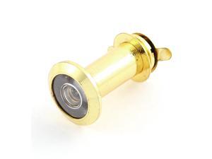 Gold Tone 200 Degree Wide Angle 35mm-55mm Thickness Door Viewer Peephole Gold Tone 200 Degree Wide Angle 35mm-55mm Thickness Door Viewer Peephole