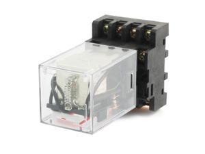 AC 110V Coil Voltage 11 Pin 3PDT 3NO 3NC Electromagnetic Power Relay AC 110V Coil Voltage 11 Pin 3PDT 3NO 3NC Electromagnetic Power Relay