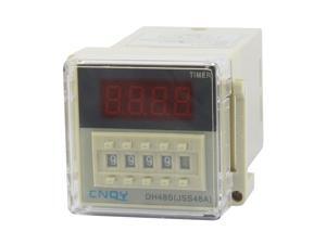 DH48S-2Z LCD Display Time Timer Delay Relay 8-Pin DPDT 0.01S-9999H AC 110V DH48S-2Z LCD Display Time Timer Delay Relay 8-Pin DPDT 0.01S-9999H AC 110V