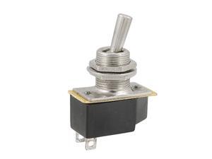 AC 220V/2A 110V/4A 2 Position On/Off SPST Toggle Switch Black AC 220V/2A 110V/4A 2 Position On/Off SPST Toggle Switch Black