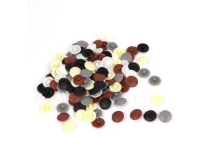 12mm Dia Plastic Round Caps Furniture Press Fit Bolts Screws Cover 150Pcs 12mm Dia Plastic Round Caps Furniture Press Fit Bolts Screws Cover 150Pcs