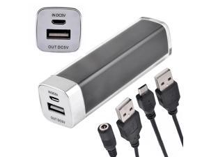 Black Rectangle 1400mAh Portable Power Bank for Type A USB Phone Mp4 Black Rectangle 1400mAh Portable Power Bank for Type A USB Phone Mp4