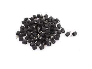 100pcs Knurled Plastic Head PC Case Chassis Phillips Thumb Screws Black M3x8mm 100pcs Knurled Plastic Head PC Case Chassis Phillips Thumb Screws Black M3x8mm