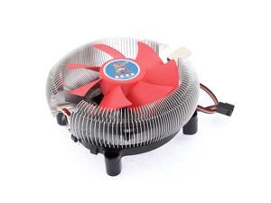 Green Plastic 7-Blade Silver Tone Aluminum CPU Heatsink Cooler Fan for Intel AMD Green Plastic 7-Blade Silver Tone Aluminum CPU Heatsink Cooler Fan for Intel AMD