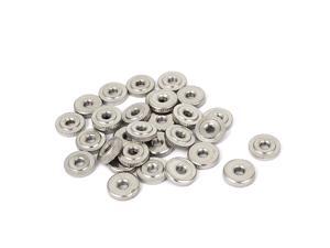 30 Pcs M4 Thin Type Round Knurled Thumb Nuts DIN 467 30 Pcs M4 Thin Type Round Knurled Thumb Nuts DIN 467
