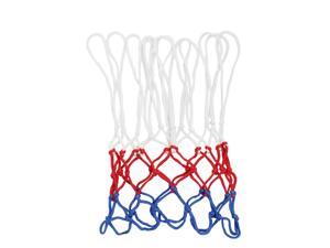 12 Loops Nylon Braided String Knotted Basketball Netty Mesh Red White Blue 12 Loops Nylon Braided String Knotted Basketball Netty Mesh Red White Blue