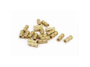 M2x8mmx3.5mm Brass Knurled Threaded Nut Insert Embedded Nuts Gold Tone 20pcs M2x8mmx3.5mm Brass Knurled Threaded Nut Insert Embedded Nuts Gold Tone 20pcs