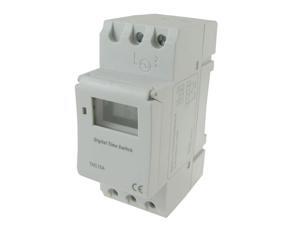 Din Rail Mount Digital Weekly Programmable Timer AC 110V Time Relay Switch Din Rail Mount Digital Weekly Programmable Timer AC 110V Time Relay Switch