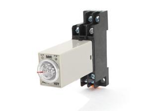 AC 110V H3Y-2 Power On Time Delay Relay Solid State Timer 0-60S DPDT w Socket AC 110V H3Y-2 Power On Time Delay Relay Solid State Timer 0-60S DPDT w Socket