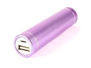 1200mAh Backup External Battery USB Power Bank Charger Lavender for Cell Phone 1200mAh Backup External Battery USB Power Bank Charger Lavender for Cell Phone