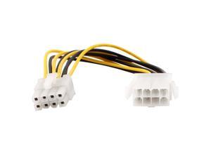 ATX 8 Pin Male to Female Internal Power Extension Cable Wire ATX-8P-EX ATX 8 Pin Male to Female Internal Power Extension Cable Wire ATX-8P-EX