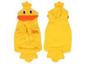 Halloween Costume Duck Yellow Fleece Puppy Dog Clothes Coat Apparel Size M Halloween Costume Duck Yellow Fleece Puppy Dog Clothes Coat Apparel Size M