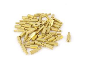 50pcs M3 10mm+6mm F/M Hex Nut Brass Standoff Spacer Pillar for PCB Motherboard 50pcs M3 10mm+6mm F/M Hex Nut Brass Standoff Spacer Pillar for PCB Motherboard