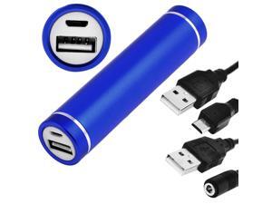 Blue 1800mAh Mobile Alloy Portable Power Bank for Type A USB Phone Mp3 Blue 1800mAh Mobile Alloy Portable Power Bank for Type A USB Phone Mp3