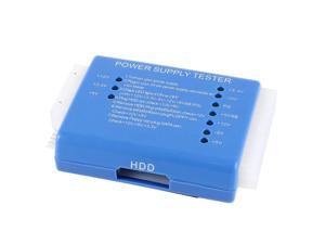 Computer ITX ATX BTX SATA PSU Connector Power Supply Tester 20/24 Pin Blue Computer ITX ATX BTX SATA PSU Connector Power Supply Tester 20/24 Pin Blue