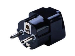 Lewis N. Clark Grounded Adapter Plug, Schuko For Outlets in Europe & Asia #VG12 Lewis N. Clark Grounded Adapter Plug, Schuko For Outlets in Europe & Asia #VG12