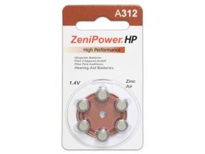 ZeniPower Size 312 Hearing Aid Batteries (60 Batteries) ZeniPower Size 312 Hearing Aid Batteries (60 Batteries)