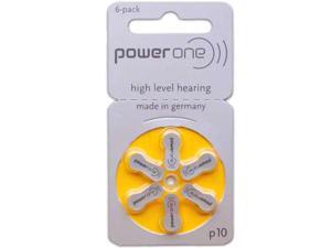 PowerOne Size 10 Hearing Aid Batteries (60 Batteries) PowerOne Size 10 Hearing Aid Batteries (60 Batteries)