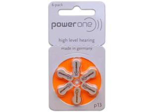 PowerOne Size 13 Hearing Aid Batteries (60 Batteries) PowerOne Size 13 Hearing Aid Batteries (60 Batteries)