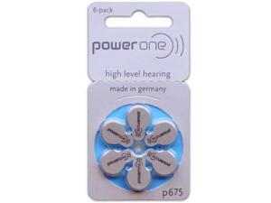 PowerOne Size 675 Hearing Aid Batteries (60 Batteries) PowerOne Size 675 Hearing Aid Batteries (60 Batteries)