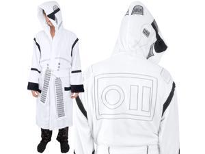 Star Wars Stormtrooper Hooded Cotton Bathrobe, Adult Star Wars Stormtrooper Hooded Cotton Bathrobe, Adult