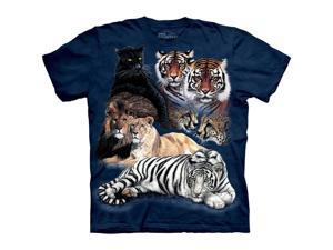 The Mountain Big Cat Collage Tigers Lions Tee Tshirt ChildCHILD The Mountain Big Cat Collage Tigers Lions Tee Tshirt ChildCHILD