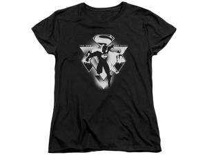 Batman Vs Superman Triple Diamond Womens Short Sleeve Shirt Batman Vs Superman Triple Diamond Womens Short Sleeve Shirt