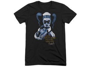 Batman Arkham Asylum Arkham Harley Quinn Mens Tri-Blend Short Sleeve Shirt Batman Arkham Asylum Arkham Harley Quinn Mens Tri-Blend Short Sleeve Shirt