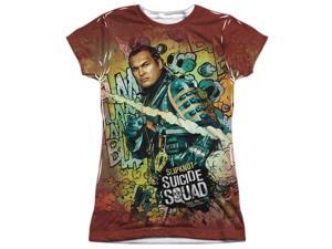 Suicide Squad Slipknot Psychedelic Cartoon (FB Print) Juniors Sublimation Shirt Suicide Squad Slipknot Psychedelic Cartoon (FB Print) Juniors Sublimation Shirt