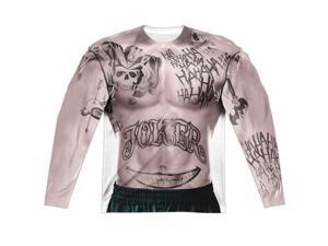 Suicide Squad Joker Tattoos (FB Print) Mens LS Sublimation Shirt Suicide Squad Joker Tattoos (FB Print) Mens LS Sublimation Shirt