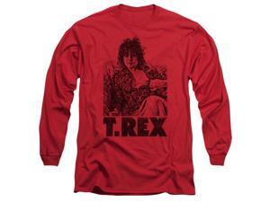 T Rex Lounging Mens Long Sleeve Shirt T Rex Lounging Mens Long Sleeve Shirt