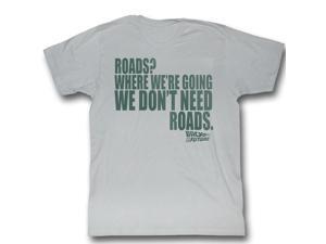 Back To The Future We Don't Need Roads Adult Soft T-Shirt Tee Back To The Future We Don't Need Roads Adult Soft T-Shirt Tee