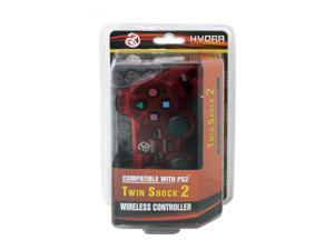 Hydra Performance® Wireless Controller 2.4G Clear Red Compatible with Sony Playstation 2 PS2 Hydra Performance® Wireless Controller 2.4G Clear Red Compatible with Sony Playstation 2 PS2