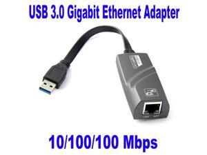 Baaqii USB 3.0 to Ethernet Lan Network RJ45 Port Adapter 10/ 100/ 1000Mbps 1 x RJ45 Baaqii USB 3.0 to Ethernet Lan Network RJ45 Port Adapter 10/ 100/ 1000Mbps 1 x RJ45