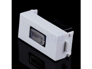 White HDMI Wall Plate Faceplate Socket Straight Connector Module White HDMI Wall Plate Faceplate Socket Straight Connector Module
