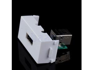 USB B Female to USB A Female Socket Faceplate Straight Panel Wall Plate USB B Female to USB A Female Socket Faceplate Straight Panel Wall Plate