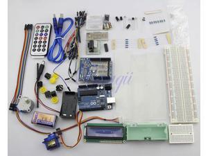Baaqii Arduino Starter Kit UNO R3 Step Motor Servo 1602 LCD Screen Breadboard Jumper cable Whole set For Arduino Beginner Starter Learning Study New Baaqii Arduino Starter Kit UNO R3 Step Motor Servo 1602 LCD Screen Breadboard Jumper cable Whole set For Arduino Beginner Starter Learning Study New
