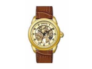 Invicta Men's 17188 Specialty Mechanical 3 Hand Gold Dial Watch Invicta Men's 17188 Specialty Mechanical 3 Hand Gold Dial Watch