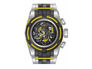 Invicta Men's 14194 Bolt Quartz 3 Hand Black, Yellow Dial Watch Invicta Men's 14194 Bolt Quartz 3 Hand Black, Yellow Dial Watch